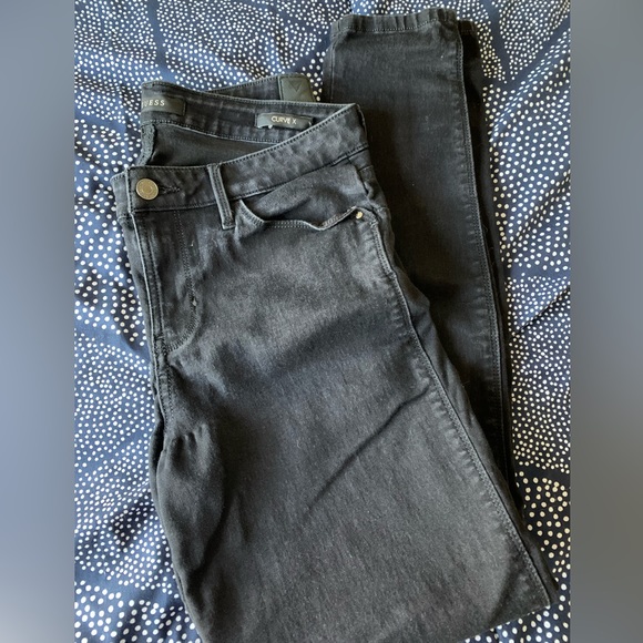 Guess black jeans - curve x - size 29❣️ - Picture 2 of 2